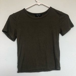 Timing Olive Green Shirt